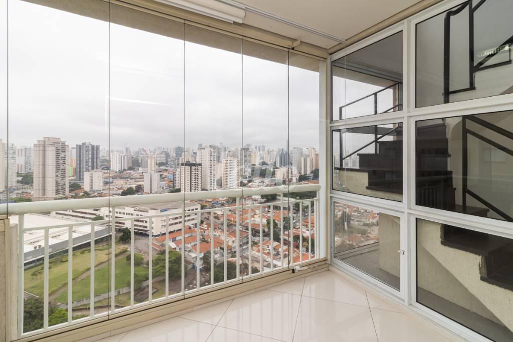 06 VARANDA de Apartamento à venda, cobertura - Padrão com 180 m², 3 quartos e 3 vagas em Tatuapé - São Paulo