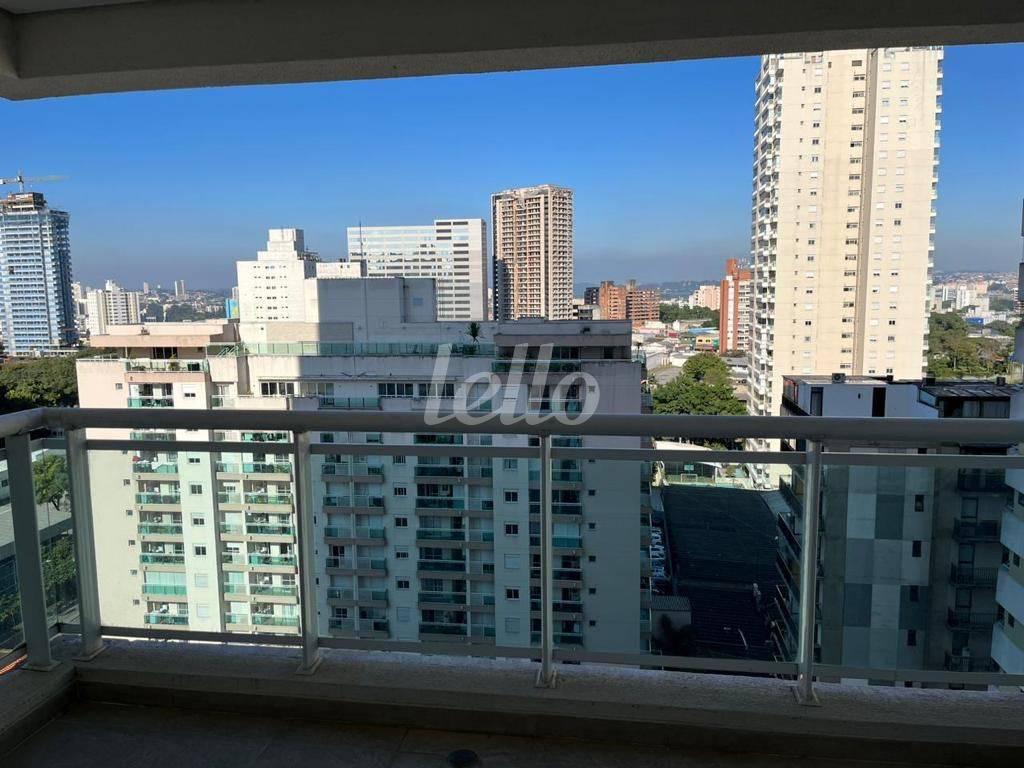 VARANDA de Apartamento à venda, Padrão com 46 m², 1 quarto e 1 vaga em Jardim Santo Amaro - São Paulo