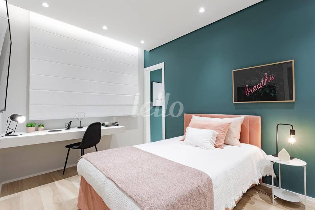 SUÍTE de Apartamento à venda, Padrão com 227 m², 3 quartos e 4 vagas em Vila Gilda - Santo André
