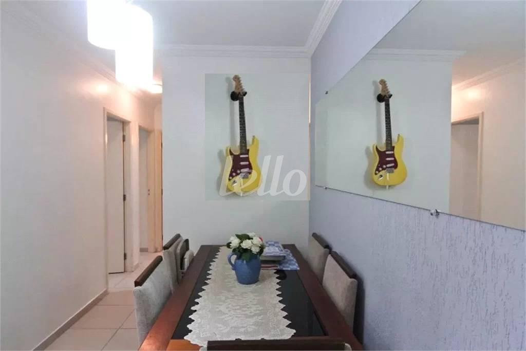 SALA JANTAR de Apartamento à venda, Padrão com 58 m², 3 quartos e 1 vaga em Vila Roque - São Paulo
