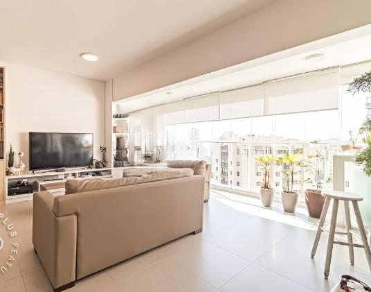 LIVING de Apartamento à venda, Padrão com 105 m², 3 quartos e 2 vagas em Vila Mariana - São Paulo