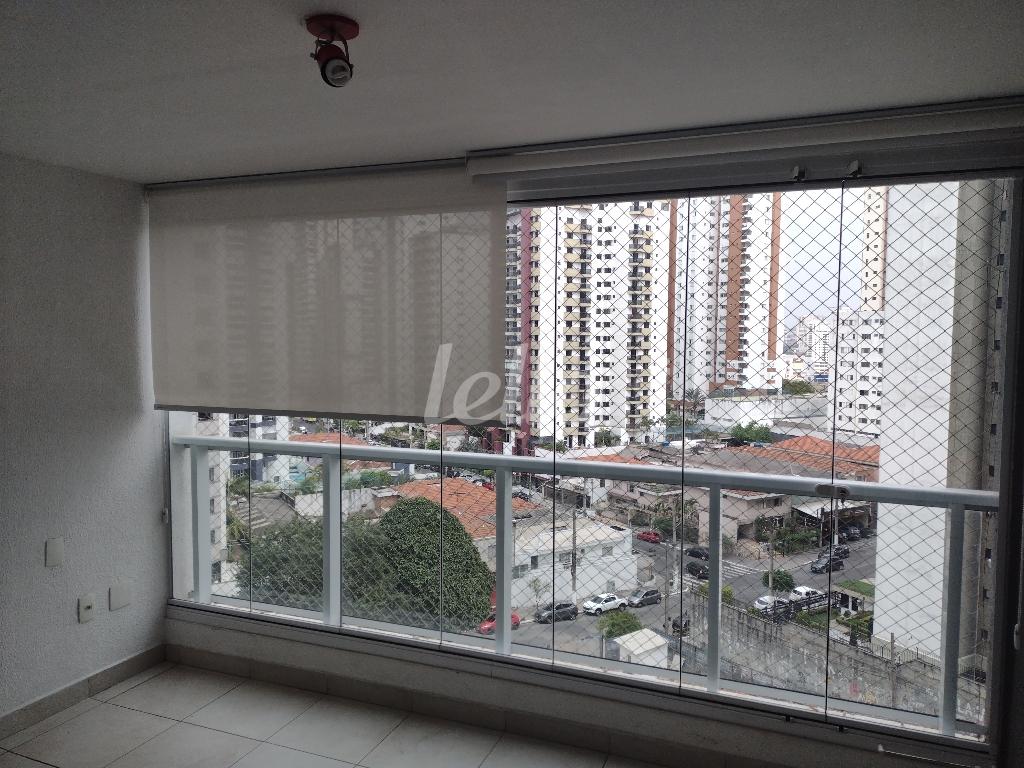 SACADA de Apartamento para alugar, Padrão com 50 m², 1 quarto e 1 vaga em Jardim Anália Franco - São Paulo
