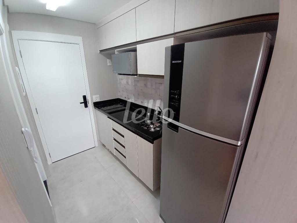COZINHA de Apartamento para alugar, Padrão com 24 m², 1 quarto e 1 vaga em Indianópolis - São Paulo