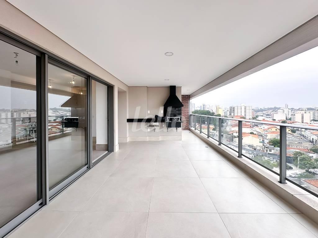 5 VARANDA de Apartamento à venda, Padrão com 133 m², 3 quartos e 2 vagas em Mirandopolis - São Paulo