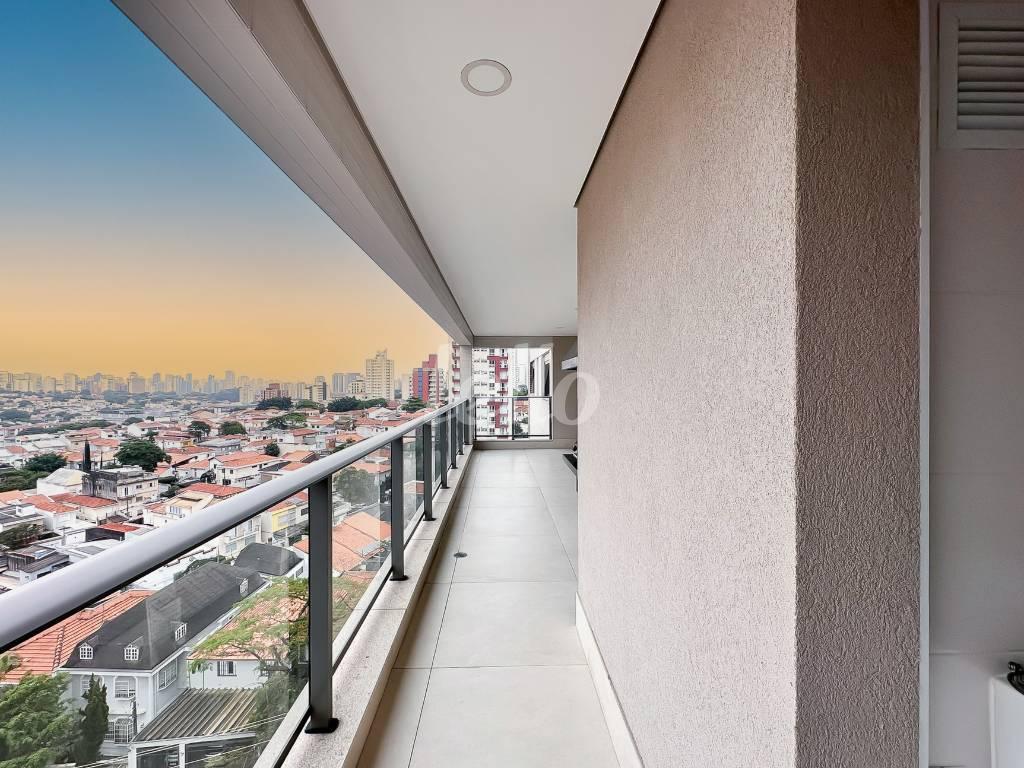 8 VARANDA de Apartamento à venda, Padrão com 133 m², 3 quartos e 2 vagas em Mirandopolis - São Paulo