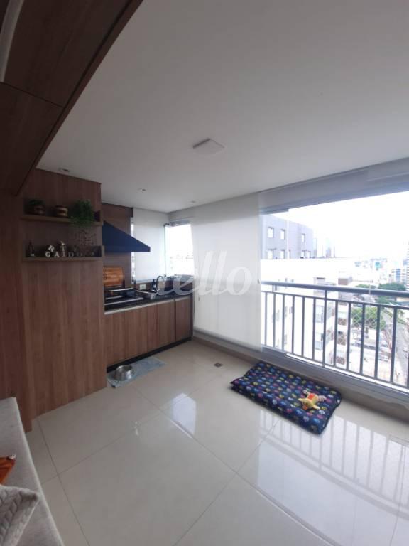 VARANDA de Apartamento à venda, Padrão com 103 m², 3 quartos e 2 vagas em Centro - Santo André