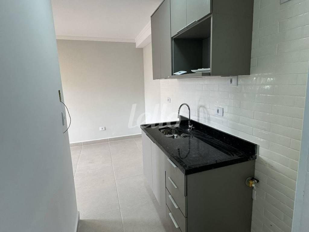 COZINHA de Apartamento para alugar, Padrão com 29 m², 1 quarto e em Vila Bertioga - São Paulo