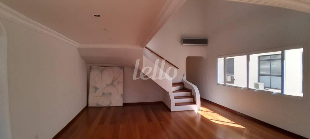 SALA de Apartamento para alugar, cobertura - Padrão com 342 m², 3 quartos e 2 vagas em Cerqueira César - São Paulo