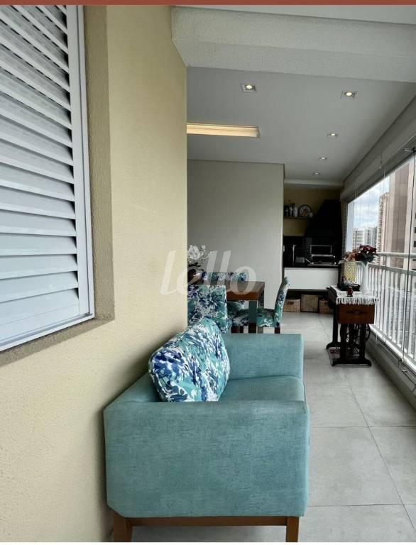 VARANDA de Apartamento à venda, Padrão com 58 m², 2 quartos e 1 vaga em Vila Prudente - São Paulo