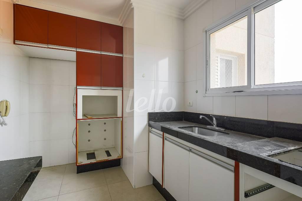 COZINHA de Apartamento para alugar, Padrão com 72 m², 2 quartos e 1 vaga em Vila Príncipe de Gales - Santo André