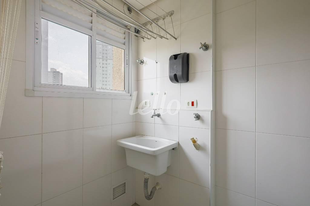 AREA DE SERVIÇO de Apartamento para alugar, Padrão com 72 m², 2 quartos e 1 vaga em Vila Príncipe de Gales - Santo André