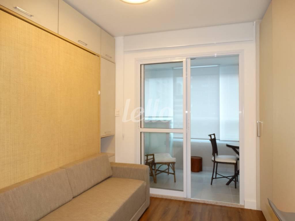 STUDIO de Apartamento para alugar, Studio com 37 m², e 1 vaga em Jardim Paulistano - São Paulo