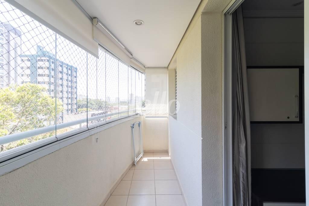 VARANDA de Apartamento à venda, Padrão com 72 m², 3 quartos e 2 vagas em Vila Gomes Cardim - São Paulo