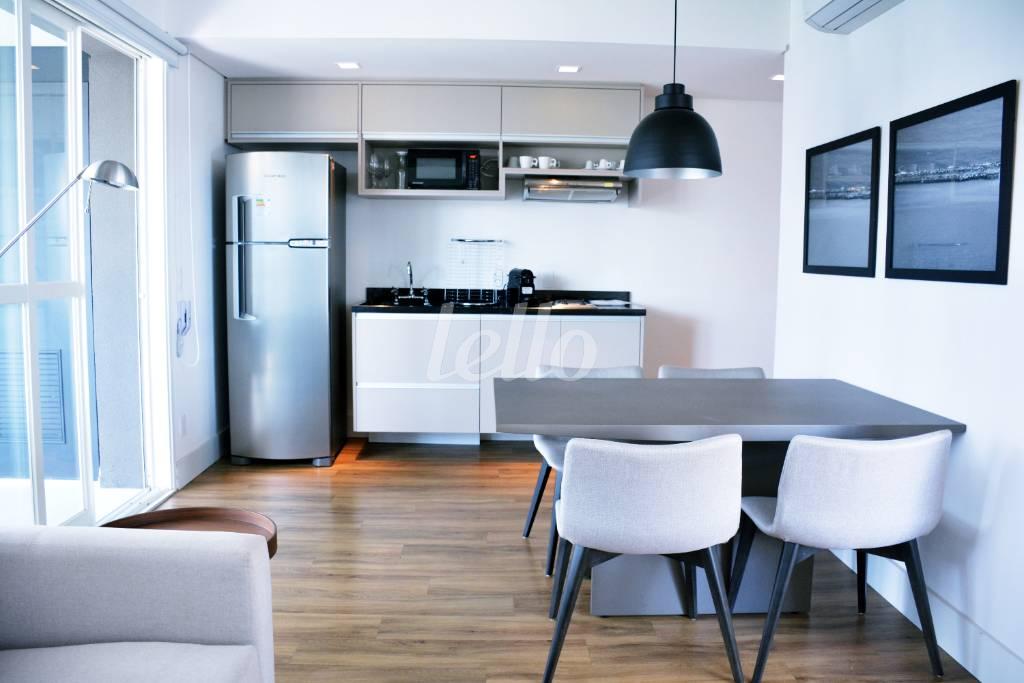 COZINHA de Apartamento para alugar, Padrão com 62 m², 1 quarto e 1 vaga em Cidade Monções - São Paulo