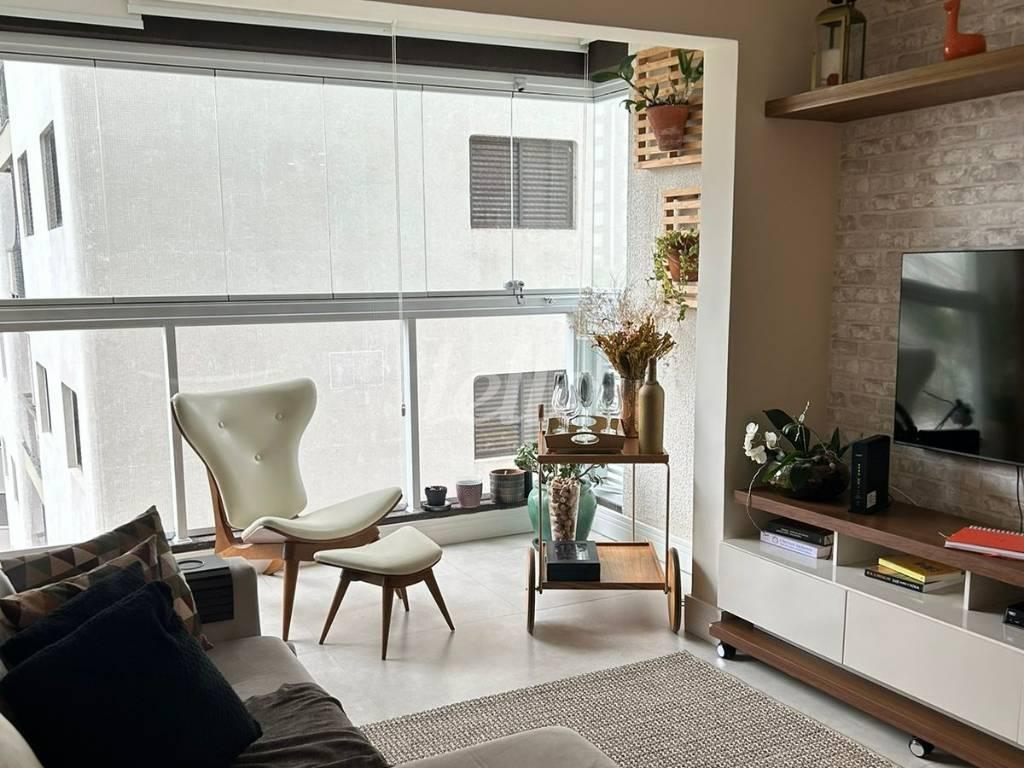 SALA de Apartamento à venda, Padrão com 60 m², 2 quartos e 1 vaga em Chácara Inglesa - São Paulo