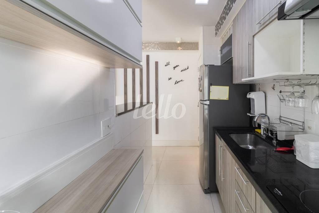 14 COZINHA de Apartamento para alugar, Padrão com 52 m², 1 quarto e 1 vaga em Tatuapé - São Paulo