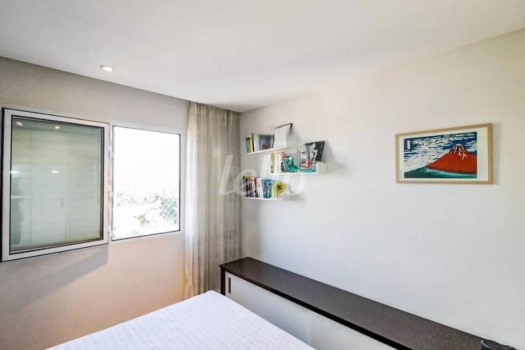 DORMITORIO de Apartamento à venda, Padrão com 87 m², 2 quartos e 1 vaga em Santo Amaro - São Paulo