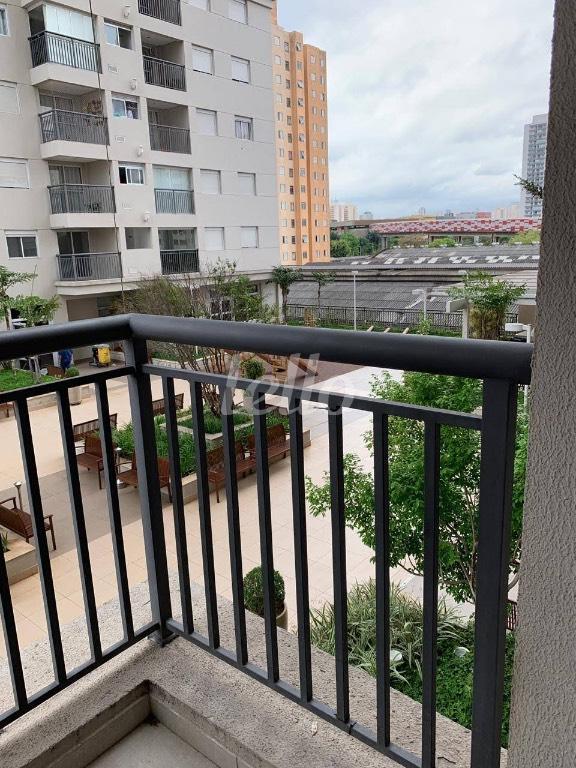 SACADA de Apartamento à venda, Padrão com 40 m², 1 quarto e 1 vaga em Brás - São Paulo