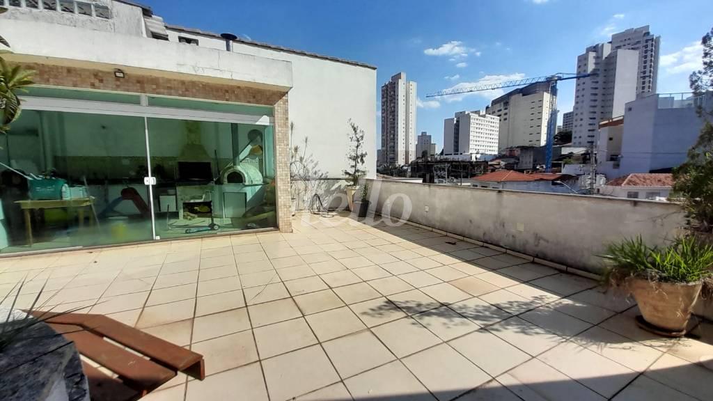 TERRAÇO de Casa à venda, sobrado com 270 m², 3 quartos e 2 vagas em Vila Prudente - São Paulo