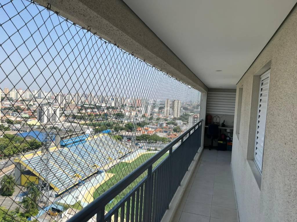 VARANDA de Apartamento à venda, Padrão com 86 m², 2 quartos e 2 vagas em Vila América - Santo André