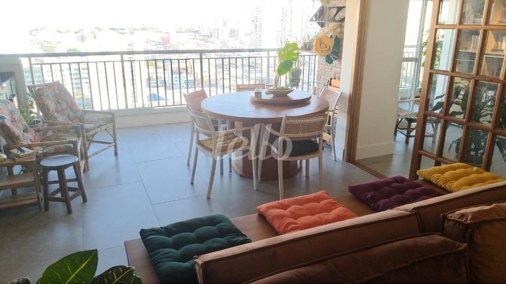 VARANDA GOURMET de Apartamento à venda, Padrão com 100 m², 2 quartos e 1 vaga em Belenzinho - São Paulo