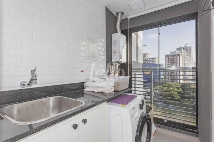 AÉRA DE SERVIÇO de Apartamento à venda, Padrão com 63 m², 1 quarto e 1 vaga em Jardim Das Acácias - São Paulo