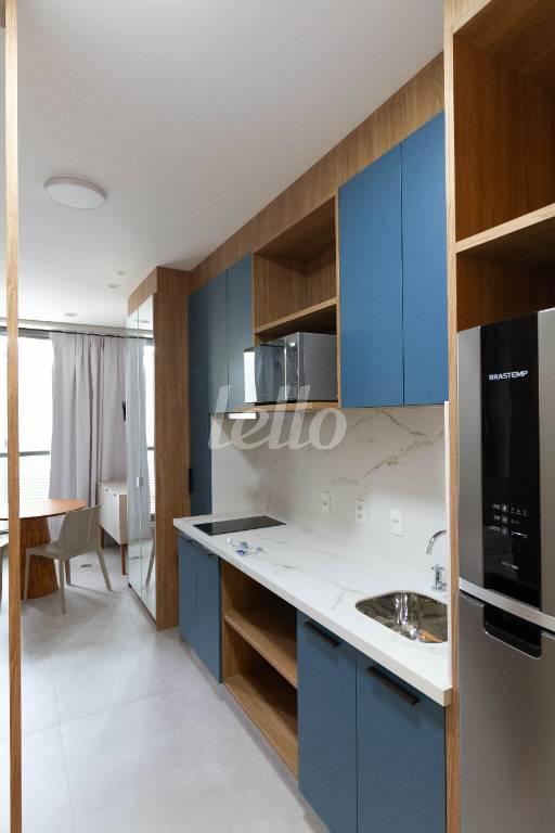 COZINHA de Apartamento para alugar, Padrão com 27 m², 1 quarto e em Vila Clementino - São Paulo