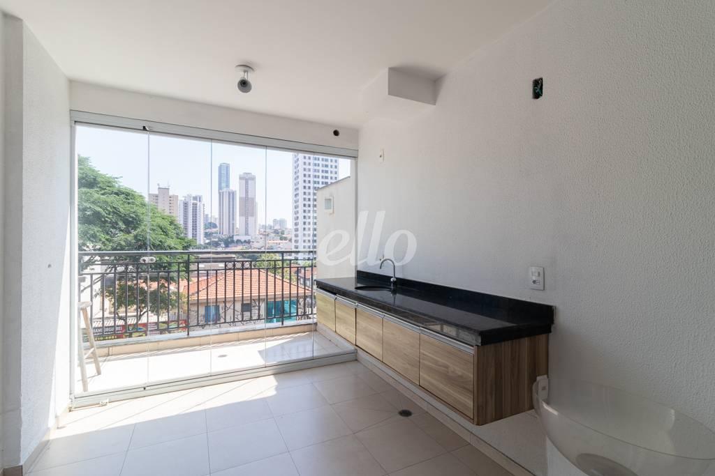 ESPAÇO GOURMET de Apartamento à venda, Padrão com 79 m², 2 quartos e 1 vaga em Vila Regente Feijó - São Paulo