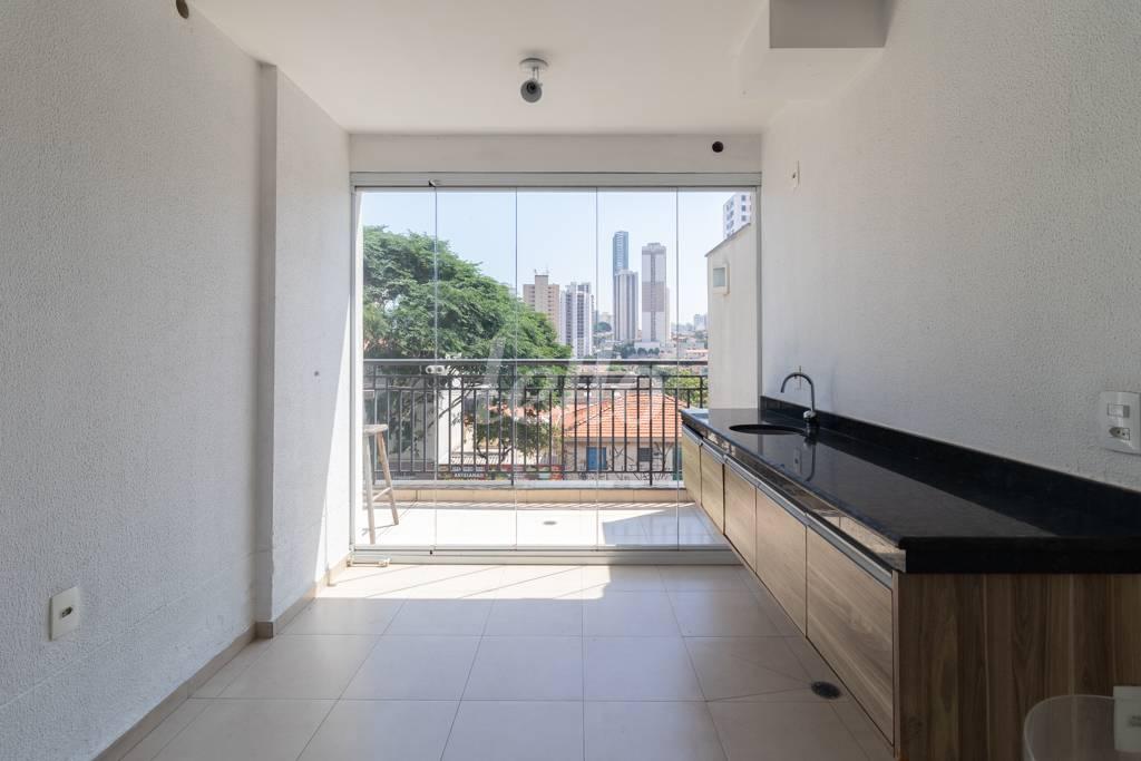 ESPAÇO GOURMET de Apartamento à venda, Padrão com 79 m², 2 quartos e 1 vaga em Vila Regente Feijó - São Paulo