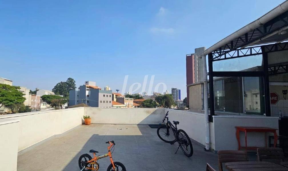 TERRAÇO DESCOBERTO de Apartamento à venda, cobertura - Padrão com 160 m², 3 quartos e 2 vagas em Vila Guiomar - Santo André