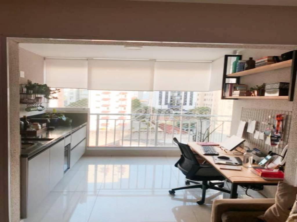 TERRAÇO de Apartamento à venda, Padrão com 63 m², 2 quartos e 1 vaga em Chácara Inglesa - São Paulo