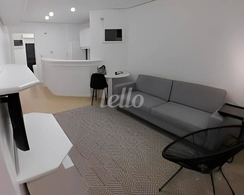 SALA de Apartamento para alugar, Padrão com 50 m², 1 quarto e 1 vaga em Itaim Bibi - São Paulo