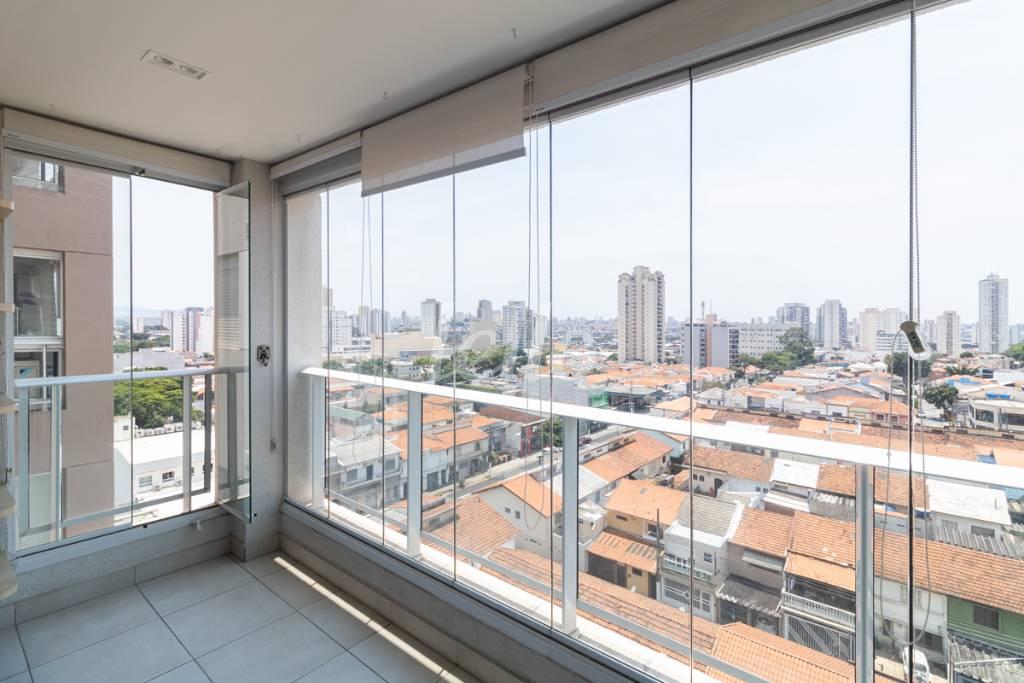 06 VARANDA de Apartamento para alugar, Padrão com 50 m², 1 quarto e 1 vaga em Vila Gomes Cardim - São Paulo