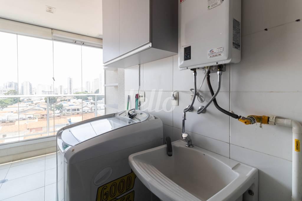 19 ÁREA DE SERVIÇO de Apartamento para alugar, Padrão com 50 m², 1 quarto e 1 vaga em Vila Gomes Cardim - São Paulo
