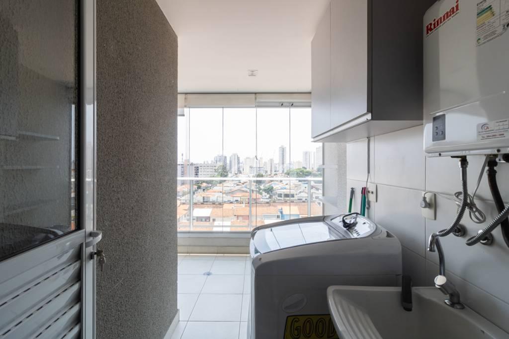 20 ÁREA DE SERVIÇO de Apartamento para alugar, Padrão com 50 m², 1 quarto e 1 vaga em Vila Gomes Cardim - São Paulo
