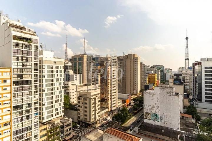 VIST DA VARANDA de Apartamento para alugar, Padrão com 26 m², 1 quarto e em Consolação - São Paulo