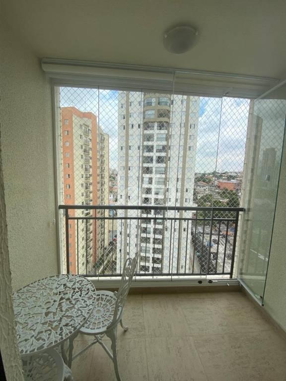 VARANDA de Apartamento à venda, Padrão com 64 m², 2 quartos e 1 vaga em Vila Prudente - São Paulo