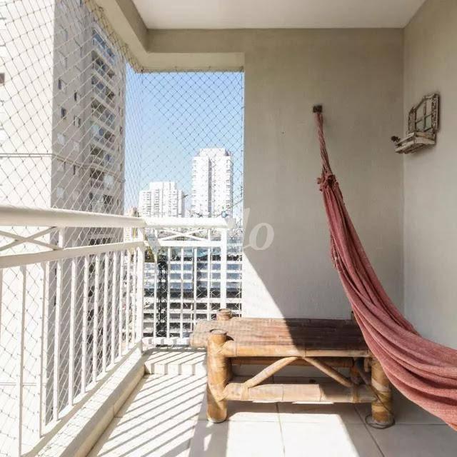 VARANDA GOURMET de Apartamento à venda, Padrão com 82 m², 3 quartos e 2 vagas em Tatuapé - São Paulo