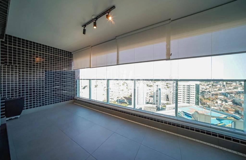 VARANDA de Apartamento à venda, Padrão com 55 m², 1 quarto e 2 vagas em Vila Regente Feijó - São Paulo