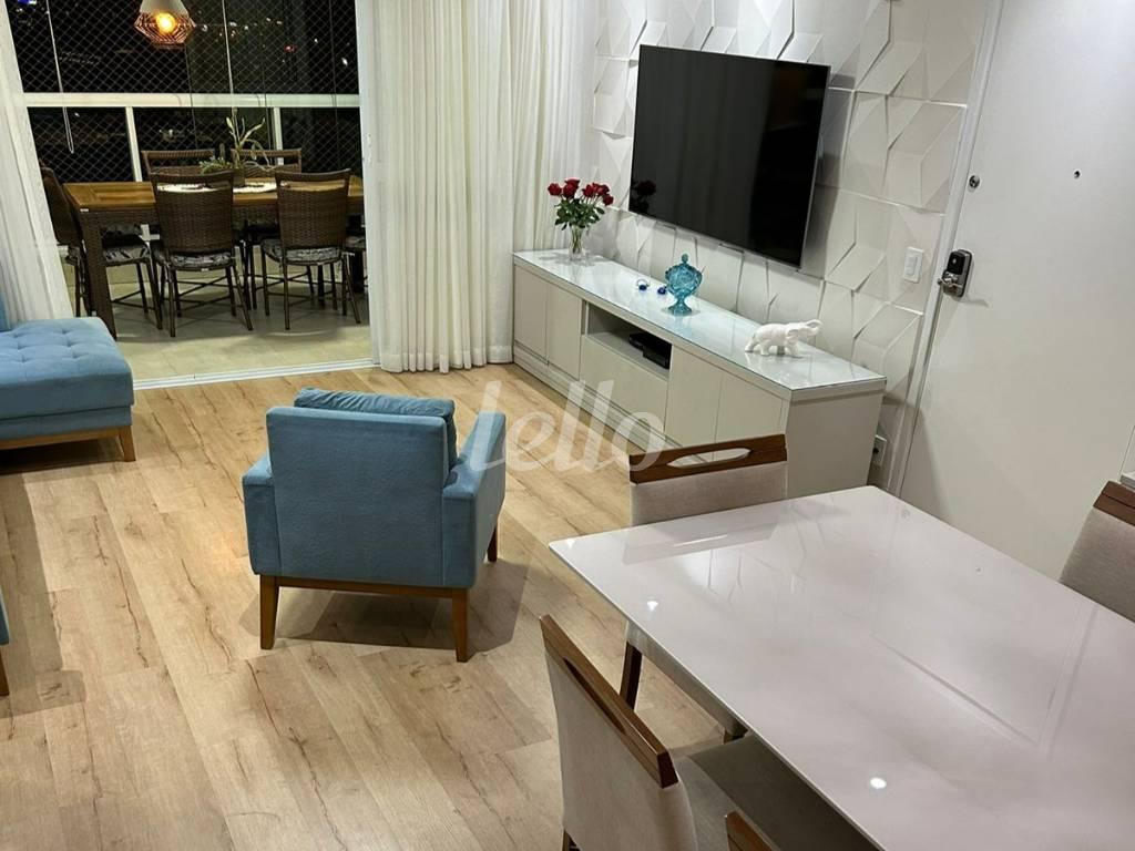 SALA de Apartamento à venda, Padrão com 127 m², 3 quartos e 2 vagas em Tatuapé - São Paulo