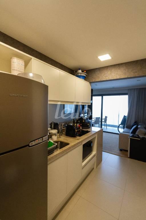 COZINHA de Apartamento para alugar, Padrão com 46 m², 1 quarto e 1 vaga em Pinheiros - São Paulo