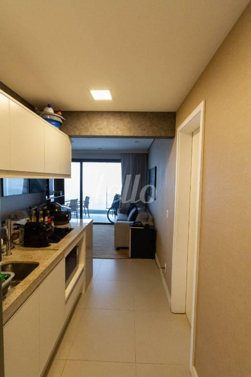 COZINHA de Apartamento para alugar, Padrão com 46 m², 1 quarto e 1 vaga em Pinheiros - São Paulo
