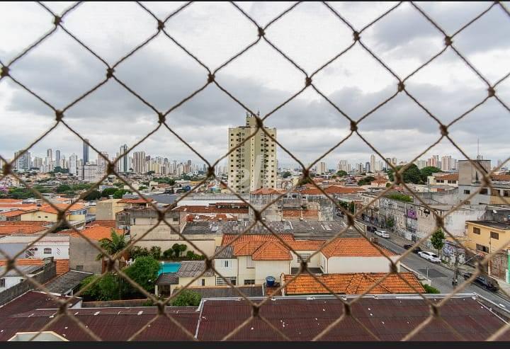 VISTA de Apartamento à venda, Padrão com 72 m², 3 quartos e 1 vaga em Quarta Parada - São Paulo