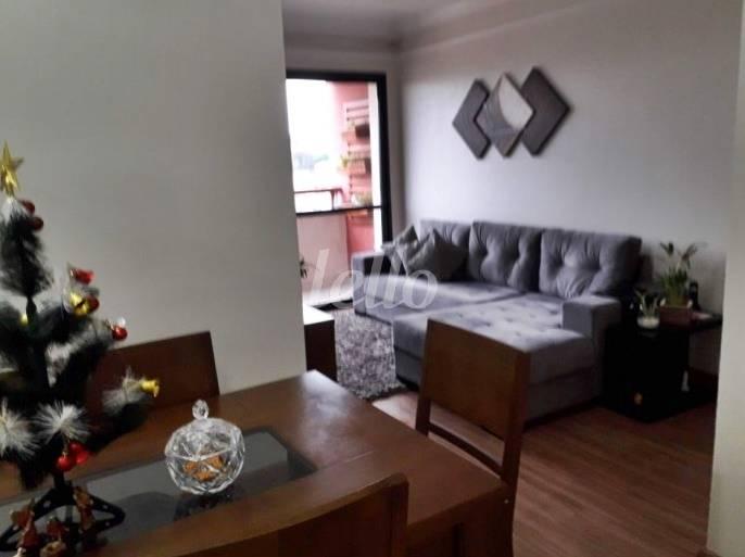 SALA de Apartamento à venda, Padrão com 69 m², 3 quartos e 2 vagas em Vila Gustavo - São Paulo