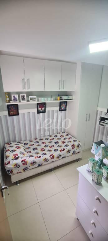 DORMITÓRIO de Apartamento à venda, cobertura - Padrão com 110 m², 2 quartos e 1 vaga em Parque Bandeirante - Santo André