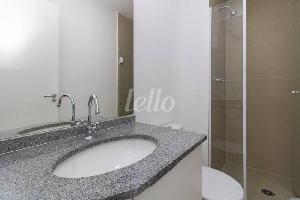 17 BANHEIRO de Apartamento para alugar, Padrão com 50 m², 1 quarto e 1 vaga em Rudge Ramos - São Bernardo do Campo