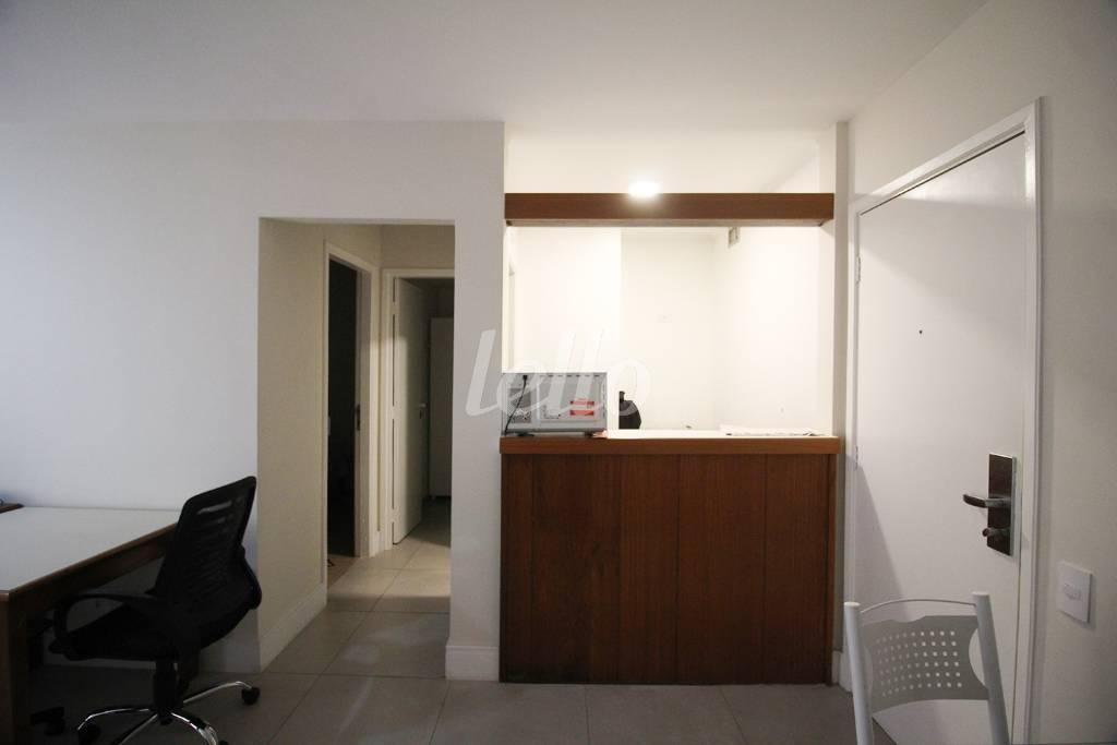 COZINHA de Apartamento para alugar, Padrão com 41 m², 1 quarto e em Jardim Paulista - São Paulo