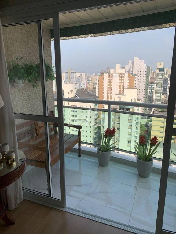 VARANDA de Apartamento à venda, Padrão com 110 m², 2 quartos e 2 vagas em Jardim - Santo André
