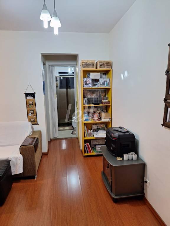 SALA de Apartamento à venda, Padrão com 48 m², 1 quarto e 1 vaga em Brás - São Paulo