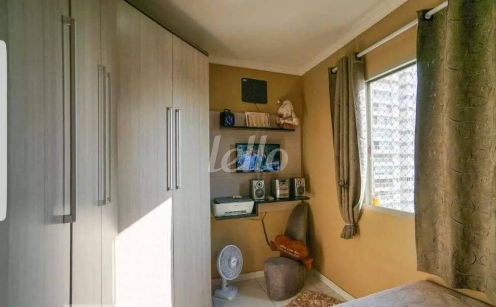 DORMITÓRIO de Apartamento à venda, Padrão com 50 m², 2 quartos e 1 vaga em Alto da Moóca - São Paulo